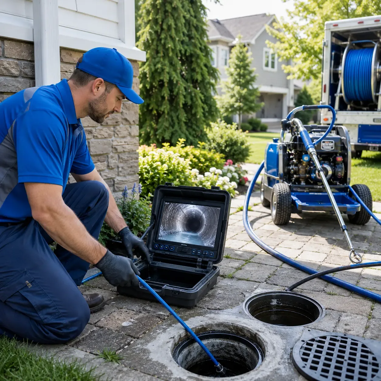 Outdoor drain cleaning professionals serving Alexandria, OH